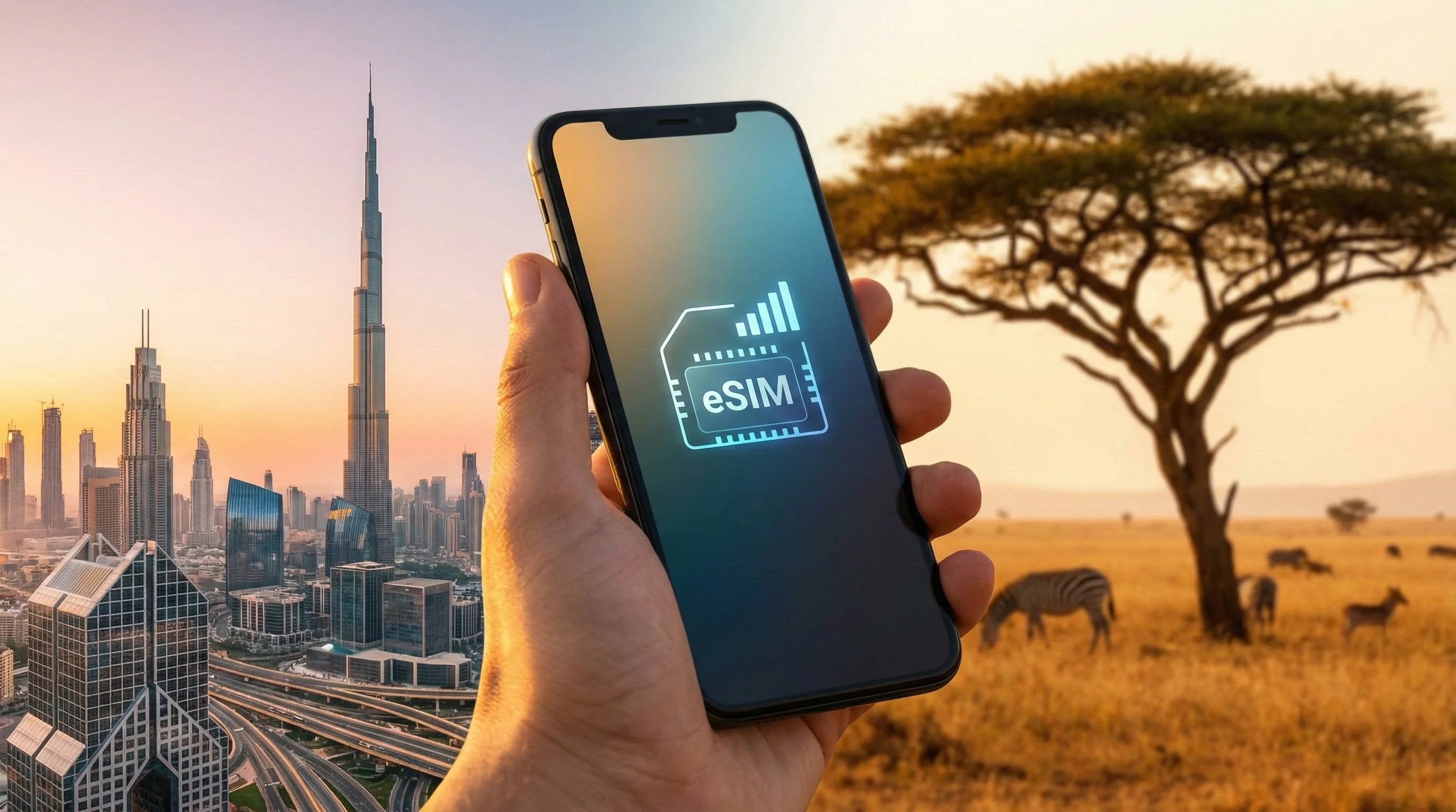 eSIM Nahost & Afrika kaufen – Internet für Dubai, Ägypten & Co. - Lizenzsofort