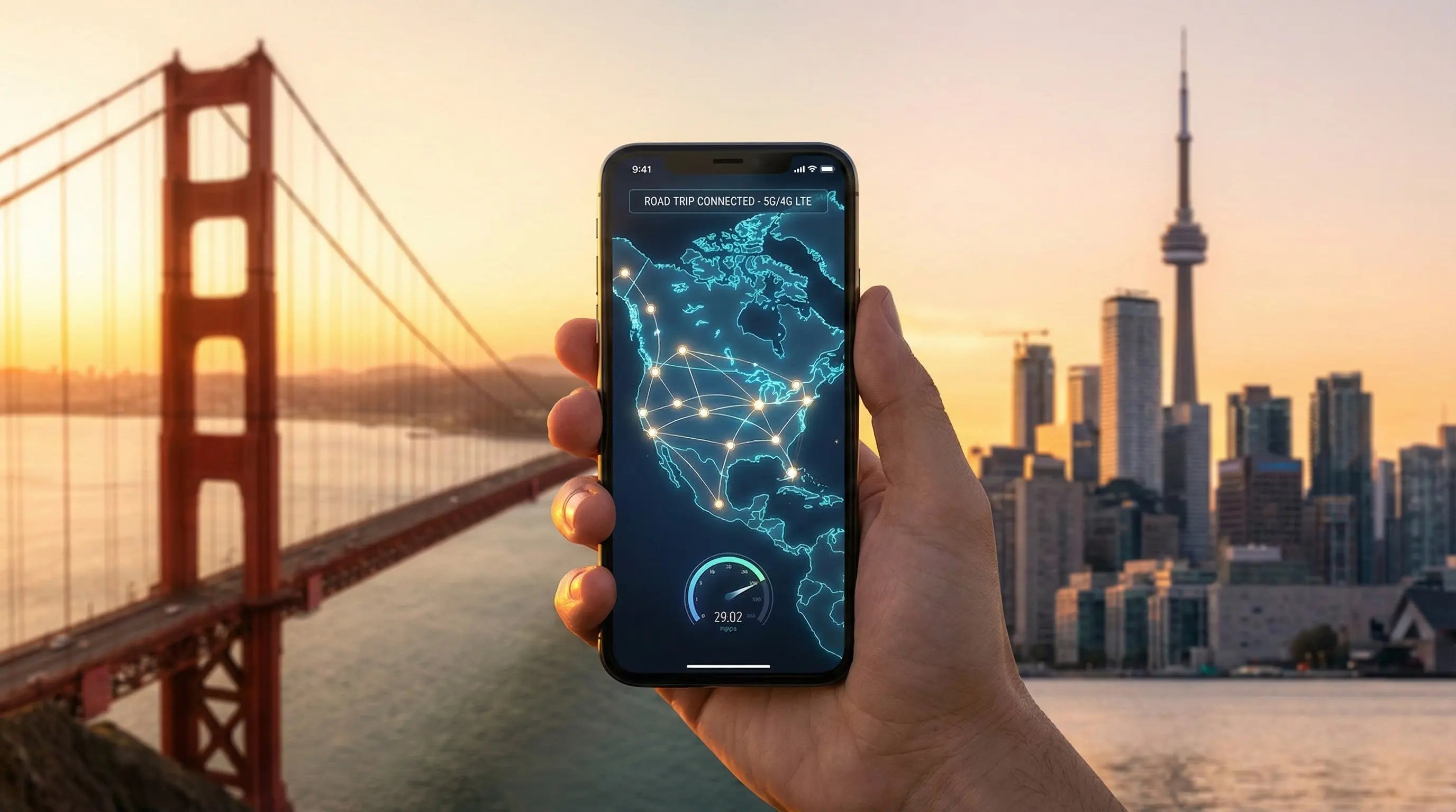 eSIM USA & Kanada – Mobiles Internet für Ihre Nordamerika-Reise - Lizenzsofort