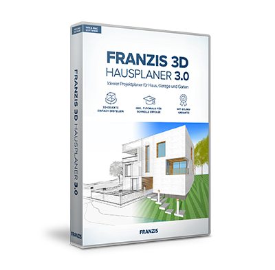 FRANZIS 3D Hausplaner 3.0 Produktschlüssel, Hausplaner