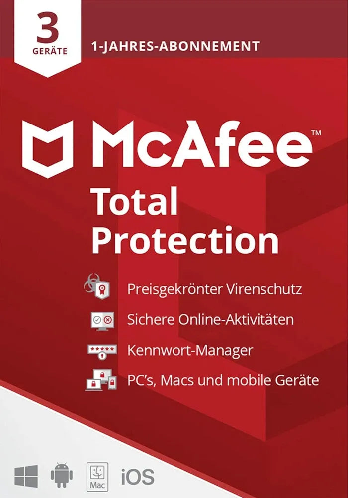 McAfee Total Protection Produktschlüssel, 