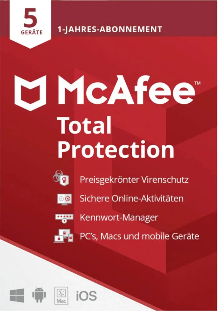 McAfee Total Protection Produktschlüssel, 