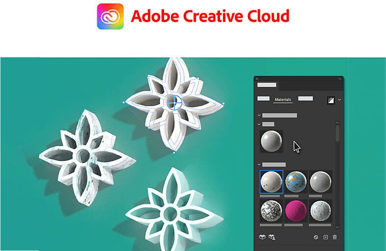 3D-Modellierung in Adobe Creative Cloud – Materialien und 3D-Design-Tools