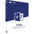 Microsoft Visio 2019 Professional Produktschlüssel, Büroanwendungssoftware