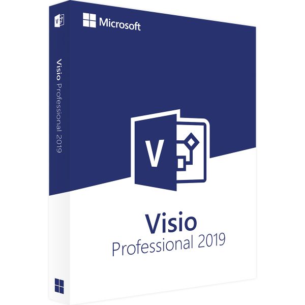 Microsoft Visio 2019 Professional Produktschlüssel, Büroanwendungssoftware