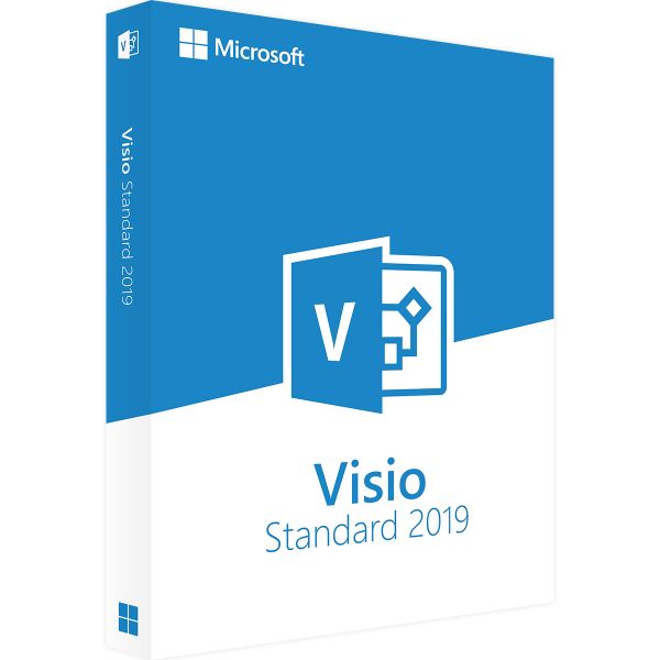 Microsoft Visio 2019 Standard Produktschlüssel, Büroanwendungssoftware