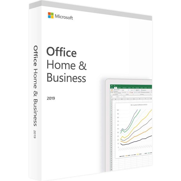 Microsoft Office 2019 Home and Business 32/64 Bit Produktschlüssel, Büroanwendungssoftware