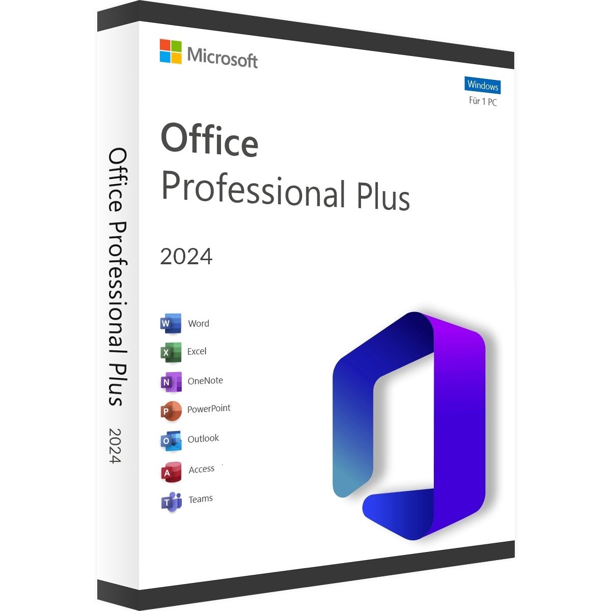 Office 2024 Professional Plus – ESD‑Key oder USB‑Stick | Vollversion - Lizenzsofort