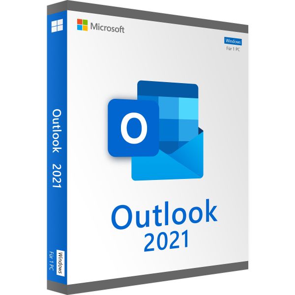 Microsoft Outlook 2021 32/64 Bit Produktschlüssel, Büroanwendungssoftware