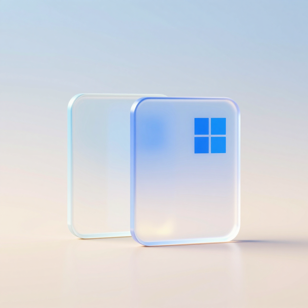 Office 2021 Home & Business – Liquid-Glass-Illustration