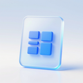 Office 2021 Home & Student – Liquid-Glass-Illustration