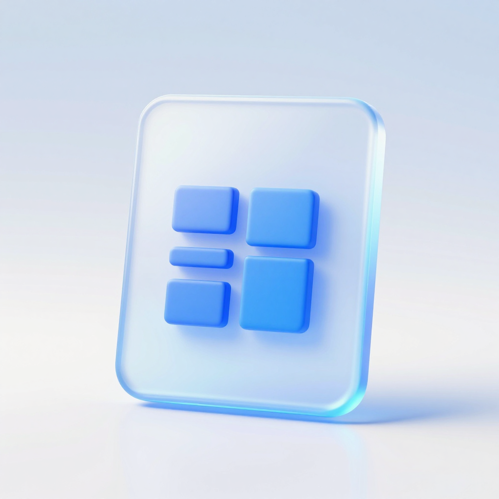 Office 2021 Home & Student – Liquid-Glass-Illustration