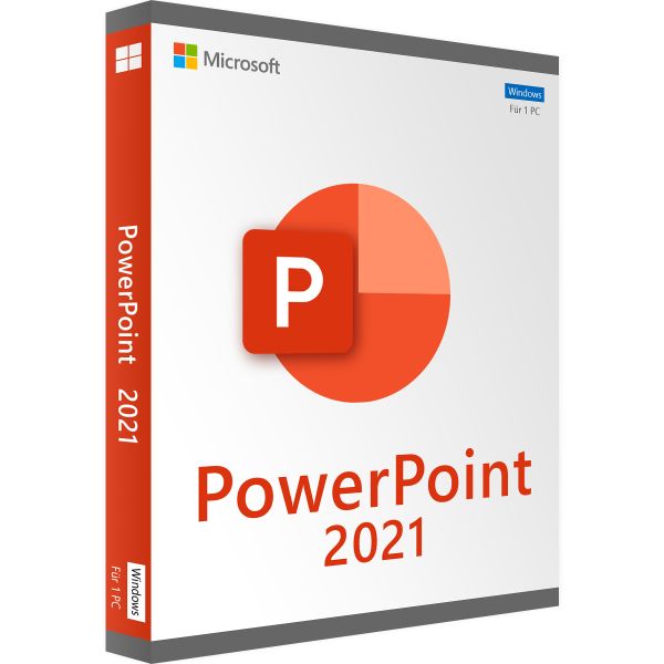 Microsoft PowerPoint 2021 Produktschlüssel, Büroanwendungssoftware