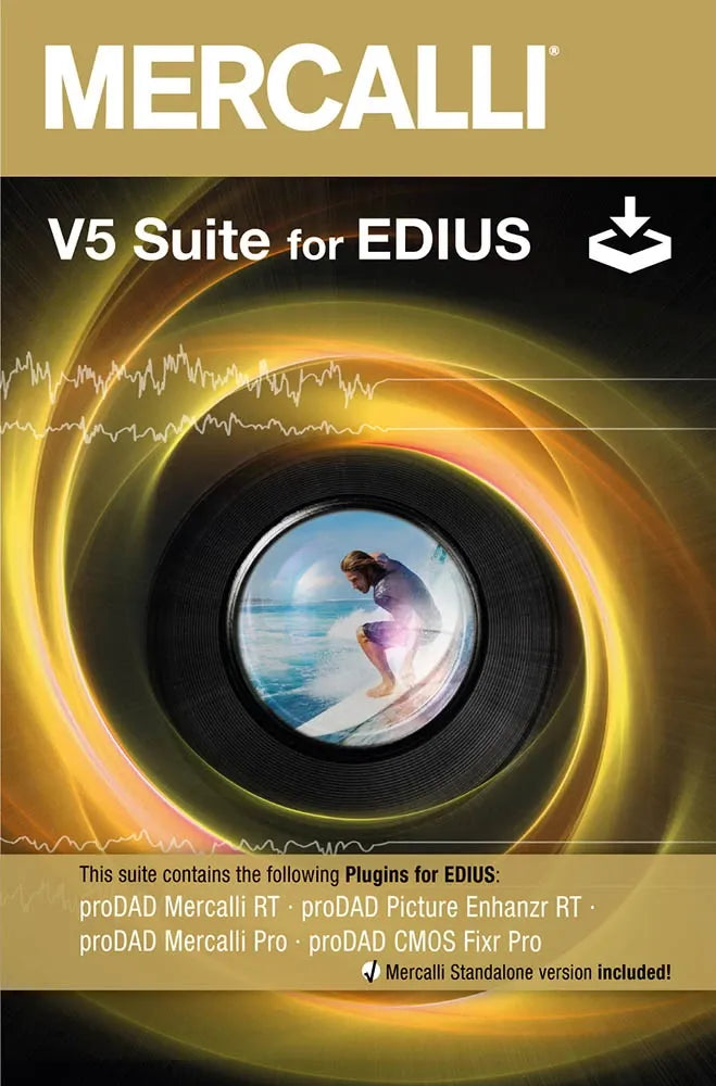 proDAD Mercalli V5 Suite für EDIUS – Videostabilisierungssoftware