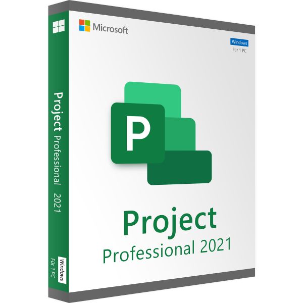 Project 2021 Standard & Professional – ESD - Key oder USB - Stick | Windows - Lizenzsofort