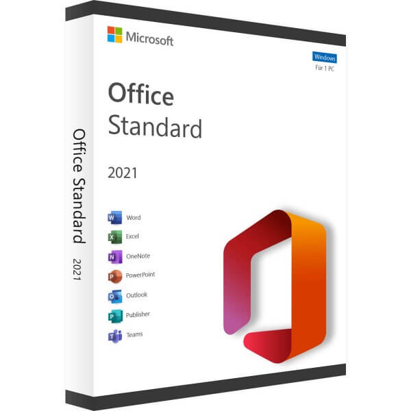 Microsoft Office 2021 Standard Produktschlüssel, Büroanwendungssoftware